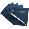 Hygloss Products Students Passport Book, 4-1/4inx5-1/2in, Navy HYX32612